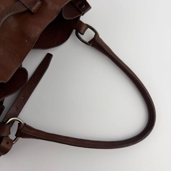 Miu Miu Tote Brown Leather Vintage - Picture 15 of 16